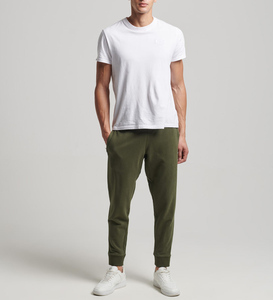 Pantalon en toile brodée délavée style rétro, coupe droite, mi-large, en tissu éponge, de marque tendance, style urbain - Product Image 1