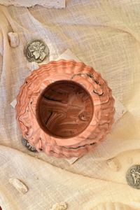 Classic Arabic Mabkhara Mango Wood Bakhoor Burner with Carved Design Charcoal Holder Luxury Home Fragrance Accessory - Product Image 2