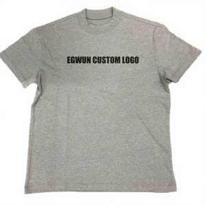 Camisetas de Algodón de Manga Corta, Jersey Sólido, Transpirable, Cómodo, Casual, Versátil, Simple, Básico, Delgado, Disponible en Stock - Product Image 1