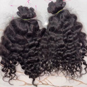 ผมต่อจากผมมนุษย์ดิบชาวอินเดียไม่ผ่านกระบวนการสีธรรมชาติ - Product Image 1