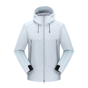 Chaqueta de rendimiento OEM de 300 g/m² de poliéster softshell, chaqueta utilitaria con logotipo personalizado para minoristas estadounidenses de artículos para exteriores. - Product Image 6