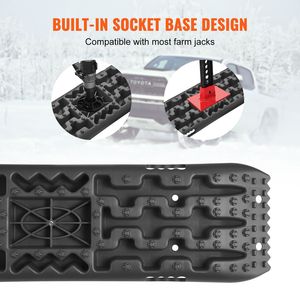 Tappetini di Trazione in Materiale PP da 10 TON per Veicoli/Auto/Pickup/SUV/Camper, Coppia di Tappetini per Trazione Pneumatici - Product Image 4