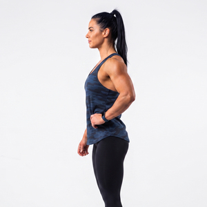 <b>Women</b> <b>Camo</b> Gym Wear Singlet <b>Top</b> 100% Polyester Fitness Gym Workout Running Yoga Training Activewear Breathable Quick Dry Custom - Product Image 3