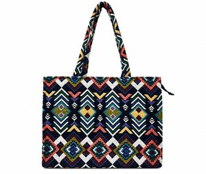 PREMIUM WOVAN JACQUART OPEN MULTI COLOR PATTERN TRAVEL <b>Backpack</b> - Product Image 1