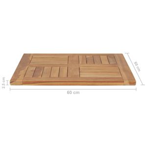 23.6 da tavolo in legno massello di Teak \ "x23.6 \" x1 \ "per uso ristorante - Product Image 6