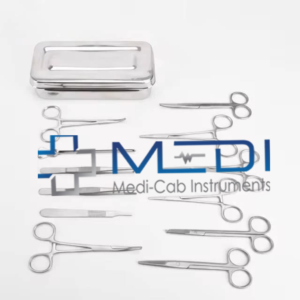 ชุดเครื่องมือผ่าตัดทั่วไป Medi-Cab Instruments ได้รับการรับรองมาตรฐาน CE ใช้งานซ้ำได้ ฆ่าเชื้อได้ ทนทานต่อการเกิดสนิม - Product Image 1