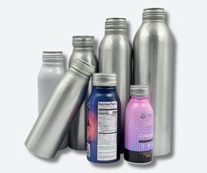 Bouteilles de boissons en aluminium pur à 99,7 % OEM avec logo personnalisé et bouchons ROPP – Écologiques |   Usine au Vietnam - Product Image 3