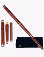 Professional GNG IMPEX Composite Wood Flute 3-Piece Woodwind Instrument Reed Nickel Plated Velvet Interior Protective Case Model