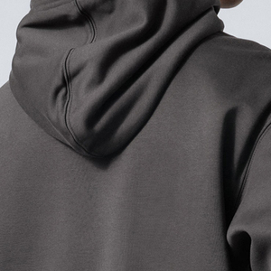 Sweat à capuche personnalisé de luxe avec logo sur le devant, tissu en molleton 100% coton, séchage rapide, respirant, design avec poche, coupe classique, décontracté pour homme - Product Image 2