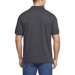 Men's Solid Dark Gray 100% Cotton Pique Short Sleeve for <b>Shirt</b> Casual Wear Eco-Friendly Breathable Punk Style Digital Printed - Product Image 2