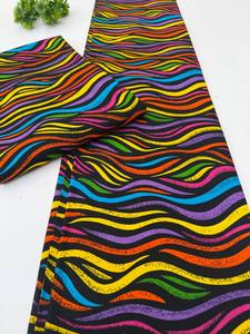 Tela Africana Multicolor con Estampado de Cera y Ankara 100% Algodón para Confección de Ropa de Moda, Mozambique - Product Image 2