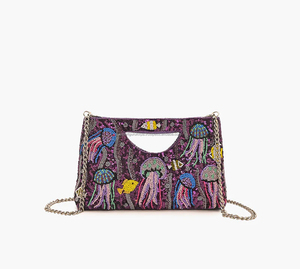 Sac à bandoulière messager en coton perlé de style bohème indien pour femme, fait main, étanche, avec fermeture magnétique - Product Image 6
