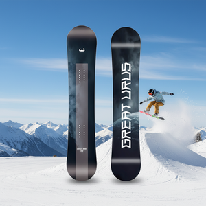 <span class=keywords><strong>Snowboard</strong></span> professionnel en fibre de carbone noir élégant avec design polyvalent pour le <span class=keywords><strong>freestyle</strong></span> et le <span class=keywords><strong>freeride</strong></span>, fabrication OEM ODM directe d'usine - Product Image 1