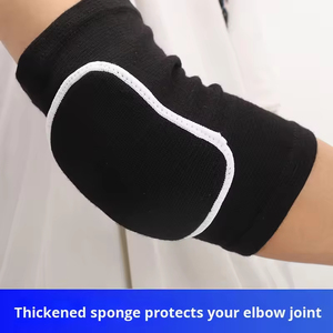 Lightweight Spandex Nylon Compression Elbow Sleeves for Hockey Fitness Exercise Training Weightlifting Breathable Non-Slip OEM - Product Image 5