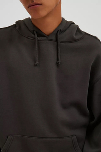 Plain Autumn Oversized <b>Pullover</b> <b>Men</b> Hoodies Thermal Knitted Premium Quality Hot Sale Polyester/Cotton 330g Heavyweight Hoodies - Product Image 2