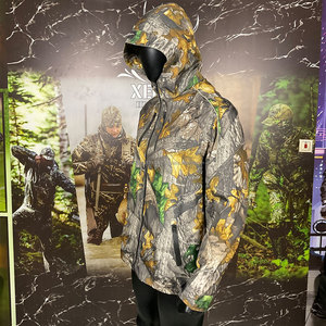 Custom Unisex Hunting Tactical <b>Jacket</b> Camouflage Inner <b>Soft</b> Lining Front Chest 2 Zips Waterproof Windproof Cordura <b>Hooded</b> Hard - Product Image 5