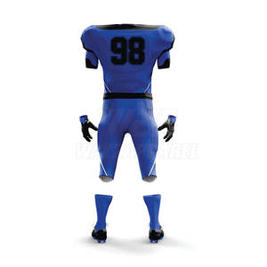 Uniforme de football américain professionnel pour hommes, personnalisé, à séchage rapide, respirant, protection UV, vêtements de sport à manches courtes, vêtements d'équipe - Product Image 3