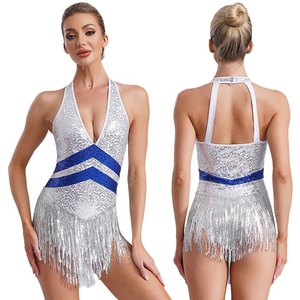 Disfraces de Animadora para Adultos de Alta Calidad, Impresión Digital, 220G, Spandex/Poliéster, Conjunto de Uniforme Deportivo para Competencia - Product Image 2