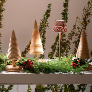 Sapin de Noël rustique élégant, décorations de Noël en rotin, décoration de maison écologique pour les fêtes, vente en gros depuis l'usine du Vietnam - Product Image 4