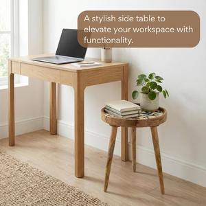 Taburete de Madera de Alta Calidad con Resina Epoxi Ecológica, Diseño Compacto y Duradero para Decoración del Hogar, Hecho en India - Product Image 6