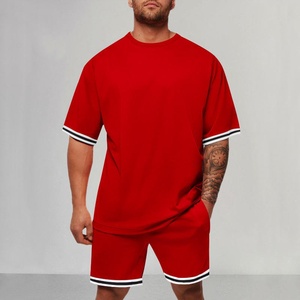 <b>Mens</b> Shorts Set Custom Logo <b>T</b> <b>Shirt</b> and Shorts Casual Summer Streetwear Breathable Terry 100% <b>Polyester</b> 2 Piece Set for <b>Men</b> - Product Image 4
