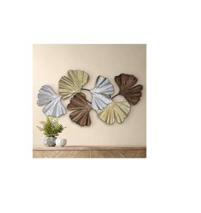 Good Seller Best Quality <b>Wall</b> Pastel Color Decorative <b>Wall</b> Hanging Metal <b>Wall</b> Art for Home Decoration Living Room Metal Vases - Product Image 2