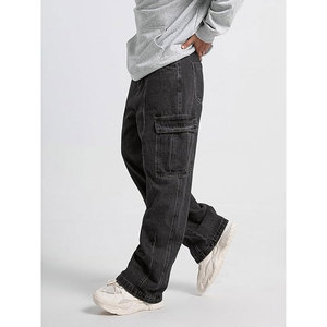 Pantalon cargo décontracté en tissu de coton doux au toucher, de qualité supérieure, multi-poches, tendance, pour l'extérieur - Product Image 2