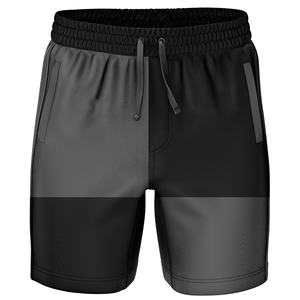 Pantalones Cortos Deportivos para Hombre con Bloques de Color, Cintura Elástica, Secado Rápido, Tejido de Poliéster, Ajuste Atlético, Tiro Medio con Bolsillos - Product Image 2