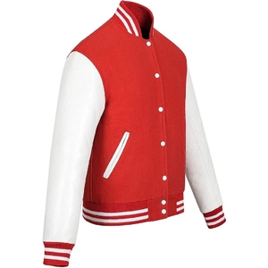 Wholesale Custom <b>Canvas</b> Baseball Varsity <b>Jacket</b> <b>for</b> <b>Men</b> & Unisex Front Logo Option College Team Design - Product Image 1