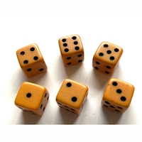 Ensemble de dés en laiton massif doré de luxe, dés en métal lourds professionnels D6 pour jeux de société, casino, cadeau VIP haut de gamme, décoration