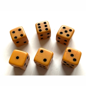 Juego de Dados de Metal Dorado de Latón Sólido de Lujo, Dados Profesionales de Metal Pesado D6 para Juegos de Mesa, Casino, Regalo VIP Premium, Dados Decorativos - Product Image 5