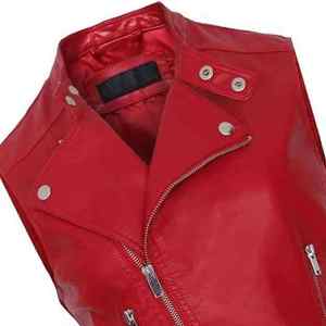 Nouveau Gilet Femme Élégant en Cuir Véritable Style Gothique avec Franges, Broderie en Toile et Pompons, Vêtement d'extérieur Chaud d'Hiver, Col Montant Vintage - Product Image 4