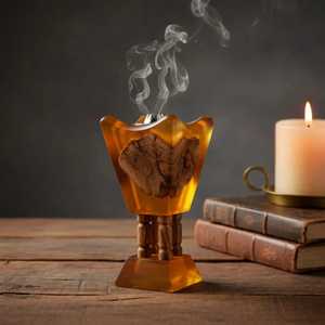 Home Garden Aroma Resin Wood Bakhoor Burner Candles & Home Aromatherapy <b>Diffuser</b> Resin Incense Holder Aromatic Incense <b>Sticks</b> - Product Image 1