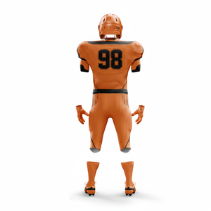 <b>Cheap</b> Bulk Custom Men's American Football Uniforms Front 100% Polyester Sublimation Breathable Quick Dry Short Plus Size All - Product Image 5