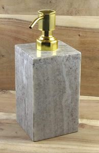 Premium vanity collection soap dispenser marble tumbler marble tray marble storage jar elegant <b>bathroom</b> organiser modern - Product Image 6