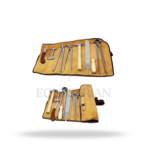 Kit de herramientas para pezuñas FARRIER, juego de 8 piezas de acero inoxidable para el cuidado de las pezuñas de caballos - Product Image 3
