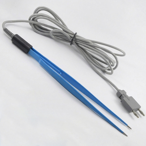 Pinzas Monopolares Potts Smith con Interruptor Manual, Punta de 1.5mm, Cable Fijo de 3 Metros, Reutilizables, Electrocauterio Quirúrgico de Acero Inoxidable para Veterinaria - Product Image 1
