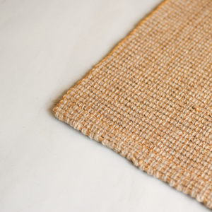 Alfombra de Yute Tejida a Mano, Color Beige, Texturizada, de Fibra Natural, Rústica, Ecológica, para Decoración del Hogar, Venta al Por Mayor - Product Image 2