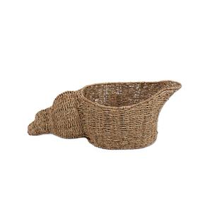 ตะกร้าสานเปลือกหอยทะเลดีไซน์พิเศษ ตะกร้าเก็บของ ตะกร้าเก็บของในห้องน้ำ ผลิตในเวียดนาม - Product Image 1