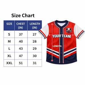 OEM Custom Sublimated <b>Baseball</b> Jersey-Short Sleeve Plus Size Front Breathable Quick Dry Anti-Bacterial All Seasons 100% - Product Image 5