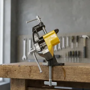 Étau pour bébé en fonte chromée de 75 mm Base fixe de précision et étau d'établi manuel à roulement État neuf ou d'occasion - Product Image 2