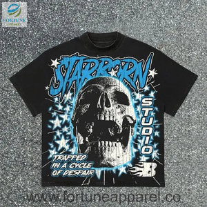 Custom Made Design Eco-Friendly Cotton/Polyester Regular Fit Short Sleeve Black O-Neck Quick Dry Breathable T-Shirt Men Per - Product Image 3