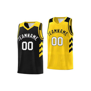 Maillots de basket-ball pour hommes personnalisés, respirants, à séchage rapide, réversibles, vêtements de sport, maillots de basket-ball personnalisés, hauts - Product Image 1