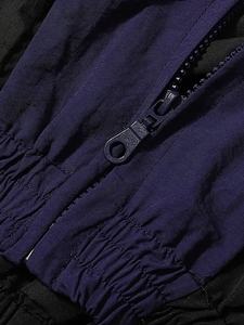Chaqueta Cortavientos de Nailon de Alta Calidad, Estilo Casual, con Bloques de Color, Transpirable, para Correr al Aire Libre, para Hombre - Product Image 5