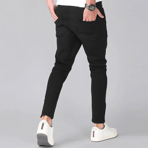 Pantalones Vaqueros Cargo de Mezclilla para Hombre, Estilo Urbano, 6 Bolsillos, Tallas Grandes, con Logotipos Personalizados, Precio Económico - Product Image 3