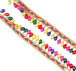 Trim for <b>Curtains</b>, Home Decor Trim, Tassel Trim by the Yard Wholesale 5yards/lot <b>Bead</b> Tassel Tassels Trim Lace Fringe - Product Image 1