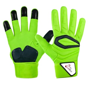 Sport Gloves for Youth Silver Anti-Slip Great Grip <b>Sticky</b> Silicone Lightweight American Football Custom Logo Outdoor - Product Image 4