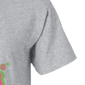 T-shirt gris imprimé graphique à manches courtes et col rond en coton – Personnalisé, décontracté, streetwear, mode, confortable pour le quotidien - Product Image 3