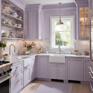 ตู้ครัวอเมริกันแบบโมเดิร์นสั่งทำพิเศษจาก SANYANG  วัสดุไม้จริง/ไม้อัดอเนกประสงค์  บานประตู MDF สไตล์คลาสสิกแบบใหม่ - Product Image 3