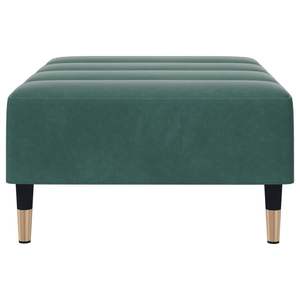 Poggiapiedi in Velluto Verde Scuro 100% Poliestere, Legno Compensato e Metallo - Sgabelli e Pouf Eleganti - Product Image 5